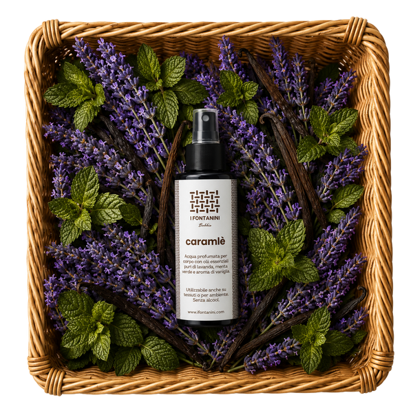 Caramlè - Acqua profumata alla vaniglia, lavanda e menta