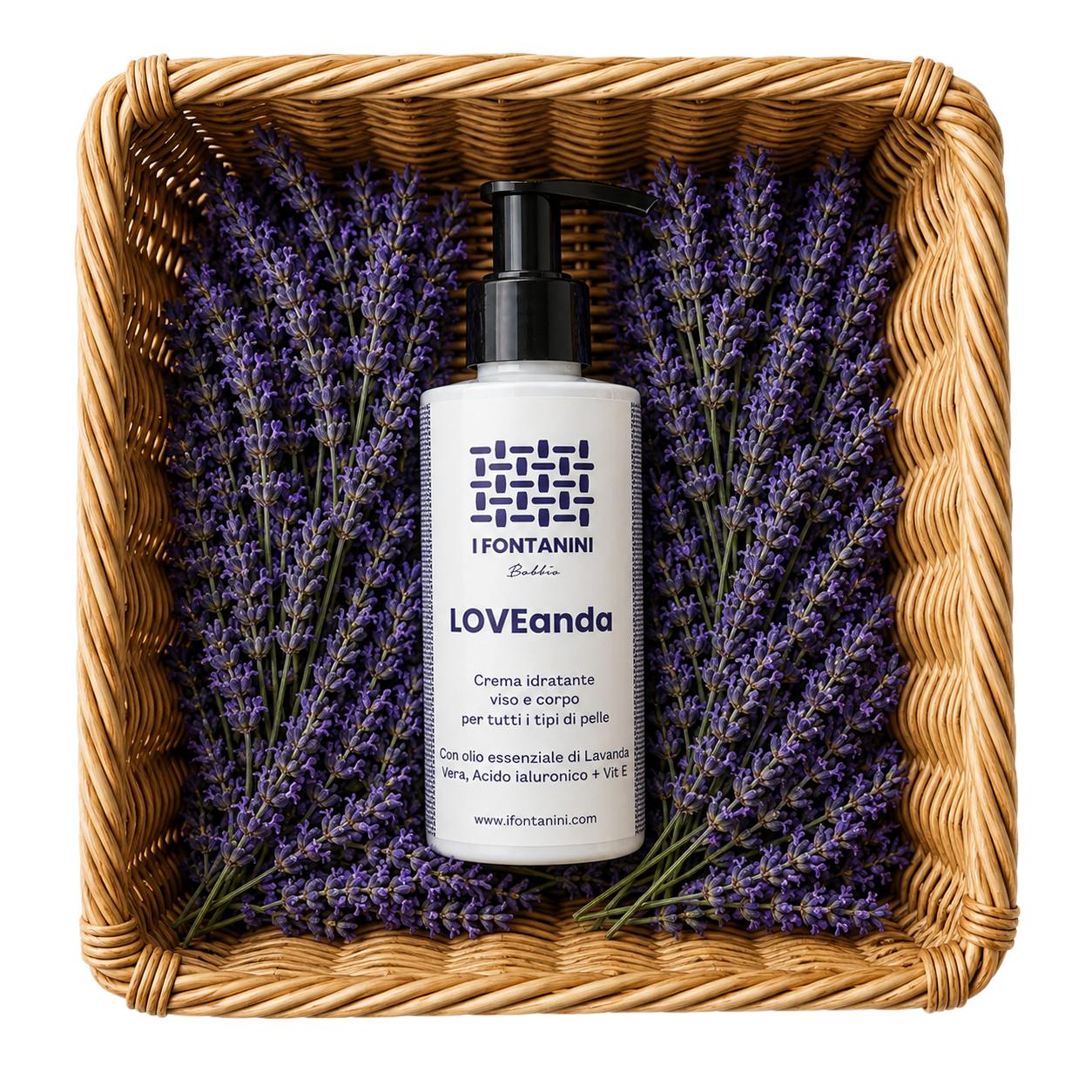 Loveanda - Crema idratante viso e corpo alla lavanda